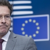 Eurogroup President Jeroen Dijsselbloem holds a news conference during a Euro zone finance ministers emergency meeting on the situation in Greece