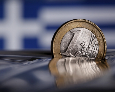 Image: A one Euro coin is seen in this file photo illustration taken in Rome